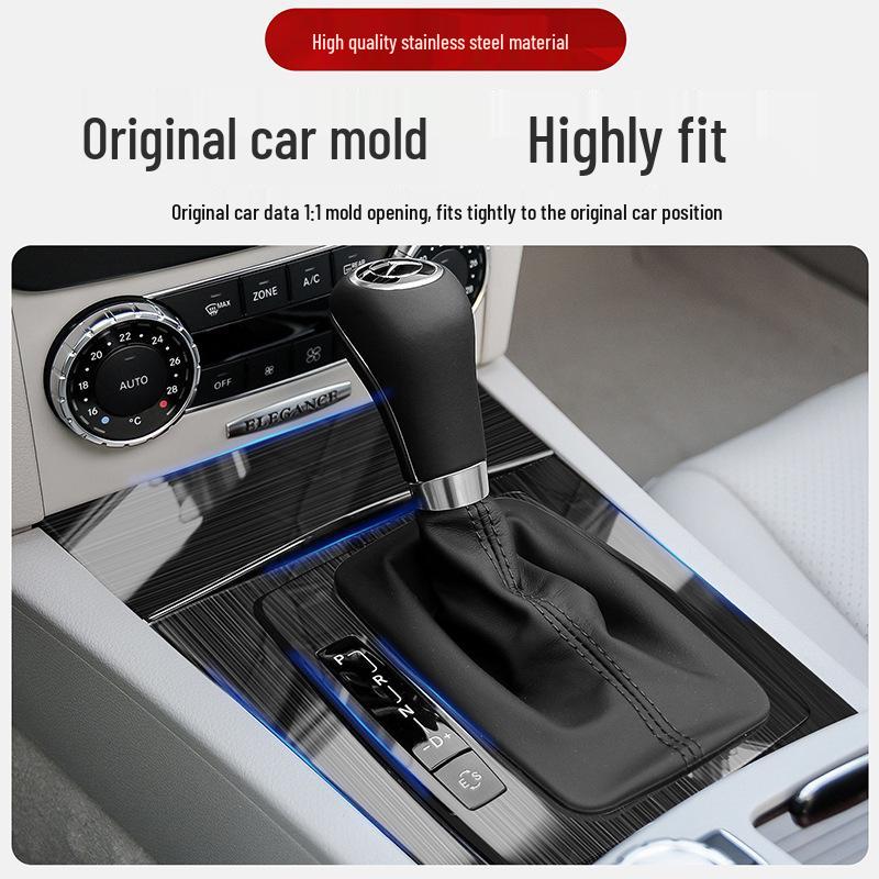 08-13 C-Class W204 C180/C200/C260/C300 Декоративная наклейка на панель переключения передач