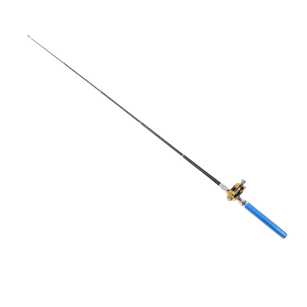 Miniature Pen Fishing Rod Portable Size Fishing Pole with Reel Wheel for Outdoor