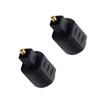 1pc/2pcs Portable Optical 3.5mm Female Mini Plugs To Toslink Male Audios Adapters for High Fidelitys Sound Quality