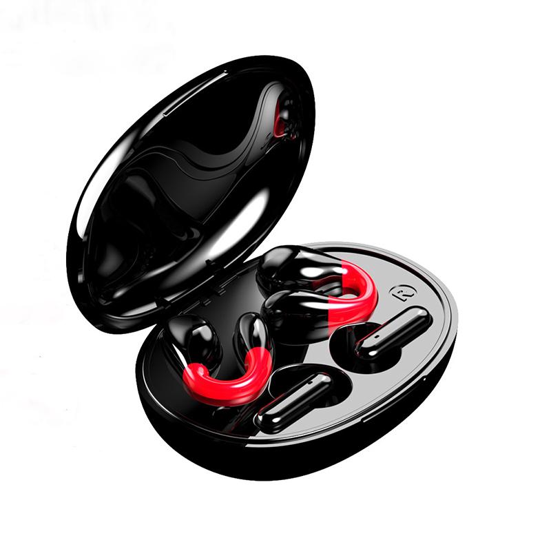 VAORLO Lover Wireless Earphones 2 Pairs Of Headset Ear-Clip Painless Wear In-Ear Earbuds Noise Cancel Waterproof Headphone HiFi Stereo