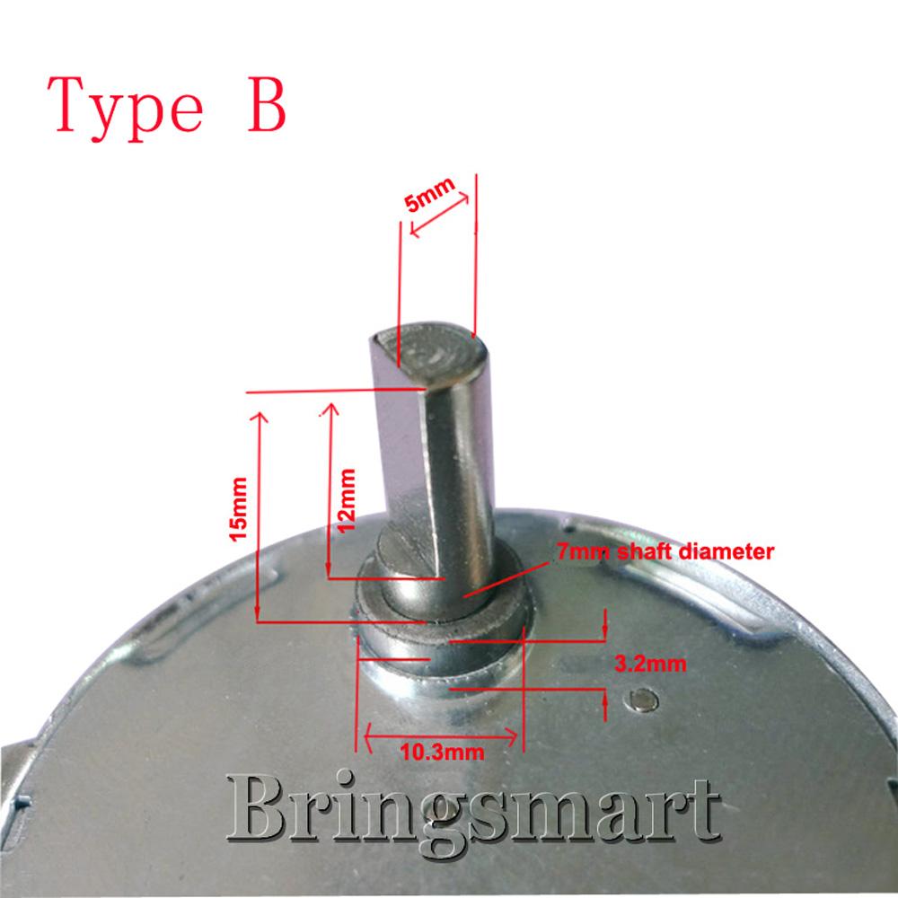 Bringsmart JS-50B(S) Бесколлекторный двигатель Постоянного тока Микроэлектродвигатель 4 типа вала Синхронный Бесщеточный Двигатель 5В 6В 9В 12В 24В DIY Индивидуальный