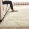 Nordic Style Grey Carpet Tie Dyeing Plush Soft Carpets for Living Room Bedroom Anti Slip Water Absorption Area Rugs Floor Mat