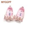 MYGGPP/От 0 до 1 года, детская обувь принцессы с большой бабочкой, обувь с мягкой подошвой, обувь из искусственной кожи, обувь для малышей с мягкой подошвой
