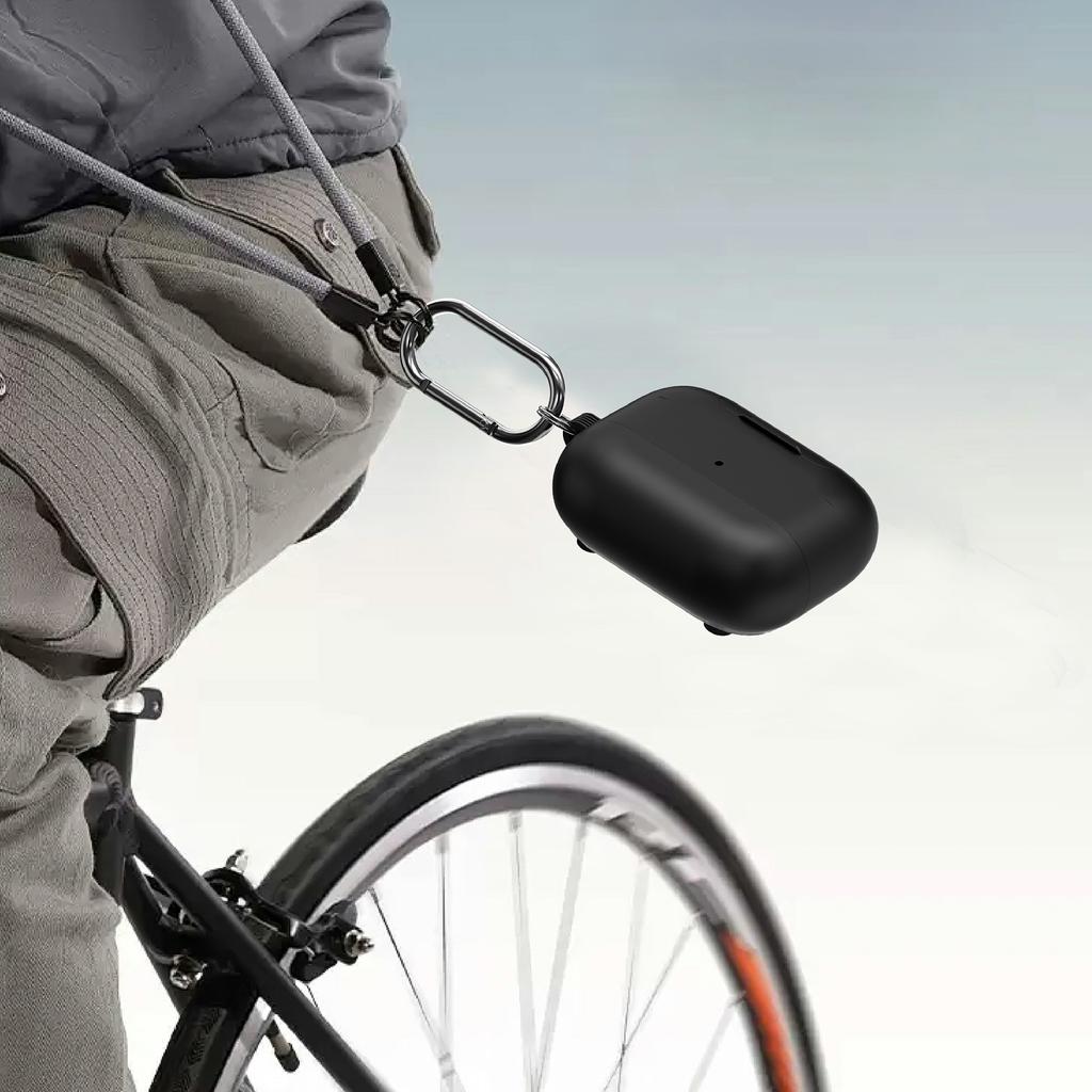 Чехол для AirPods Pro 3 Складная подставка ТПУ ПК Магнитная крышка для наушников с карабином