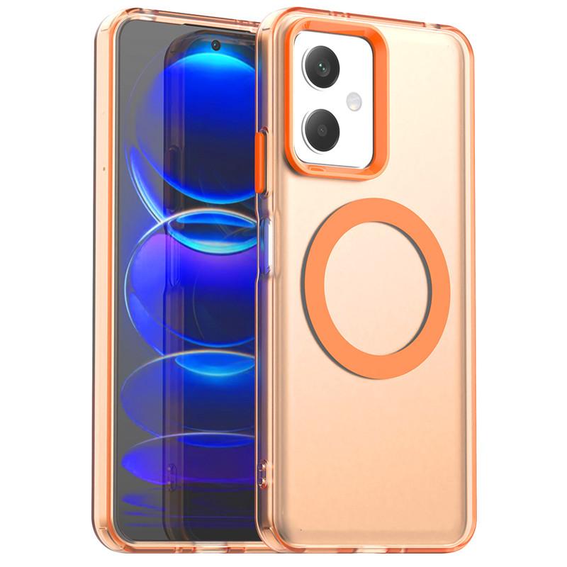 Чехол для Poco X5 5G Чехол для Poco X5 X6 X7 Pro 5G Полупрозрачный матовый магнитный противоударный защитный бампер конфетного цвета