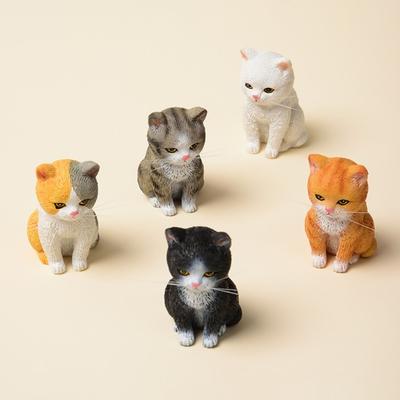 Украшение для кошки Статуэтка из смолы Ручная работа Реалистичная фигурка кошки Декор для дома, офиса, рабочего стола, гостиной