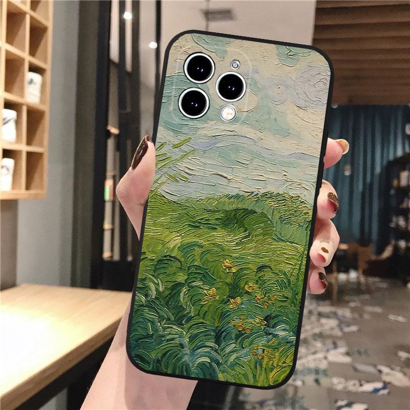 Чехол для телефона с рисунком Ван Гога для iPhone 15 14 Pro Max 13 12 11 Pro Max XSMax XR 12 13 mini 14 Plus Shell