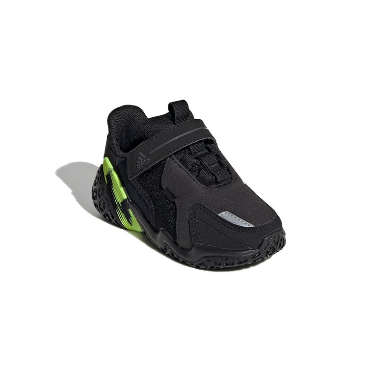 adidas 4Uture Удобные Универсальные Дышащие Низкие Кроссовки для Ходьбы Детская Обувь Черный EG8334