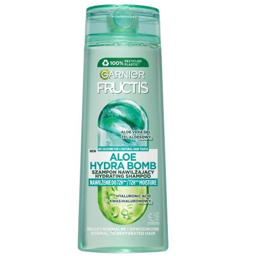 Увлажняющий шампунь Garnier Fructis Aloe Hydra Bomb - 400 мл для глубокого увлажнения и блеска