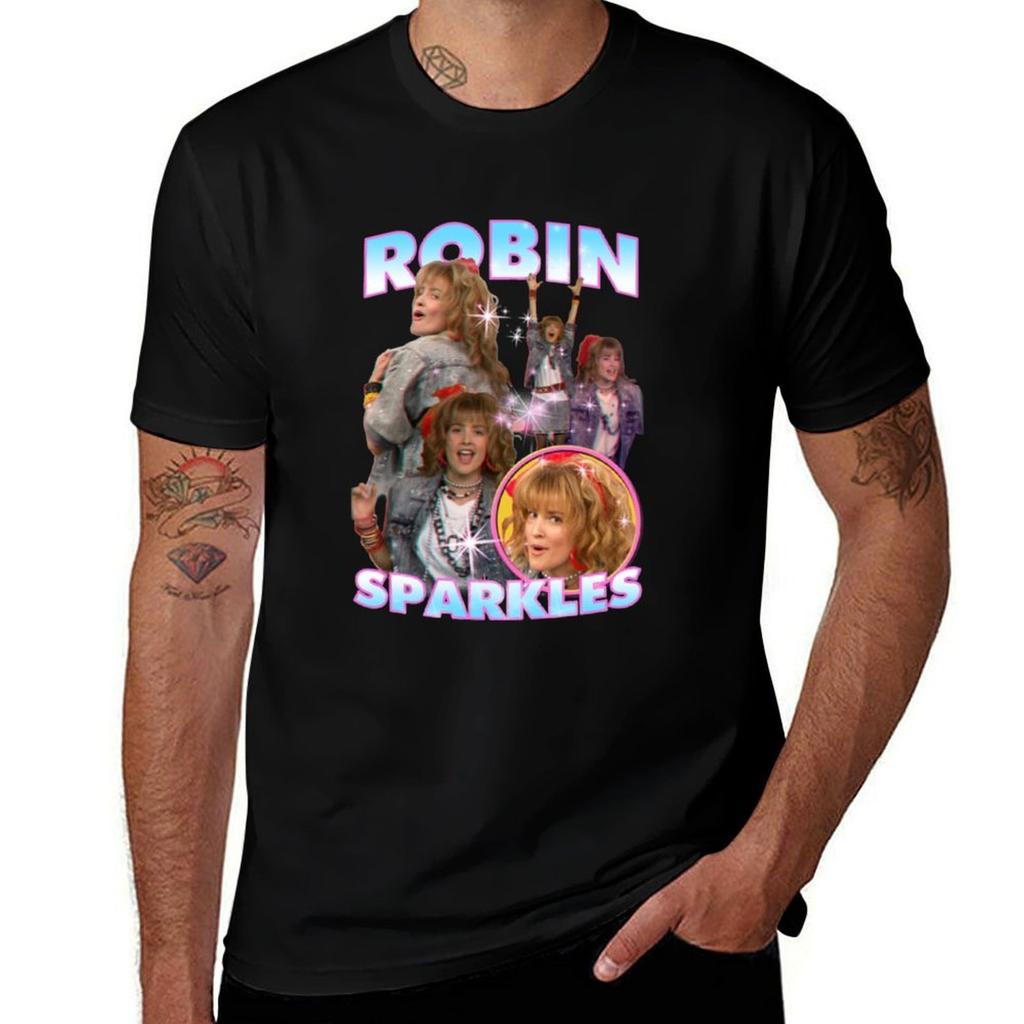 Robin Sparkles Bootleg Tshirt Stylish Graphic Short Sleeve Top