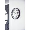 Interform Wall Clock Giselle CL-4960BK Black White Step Movement