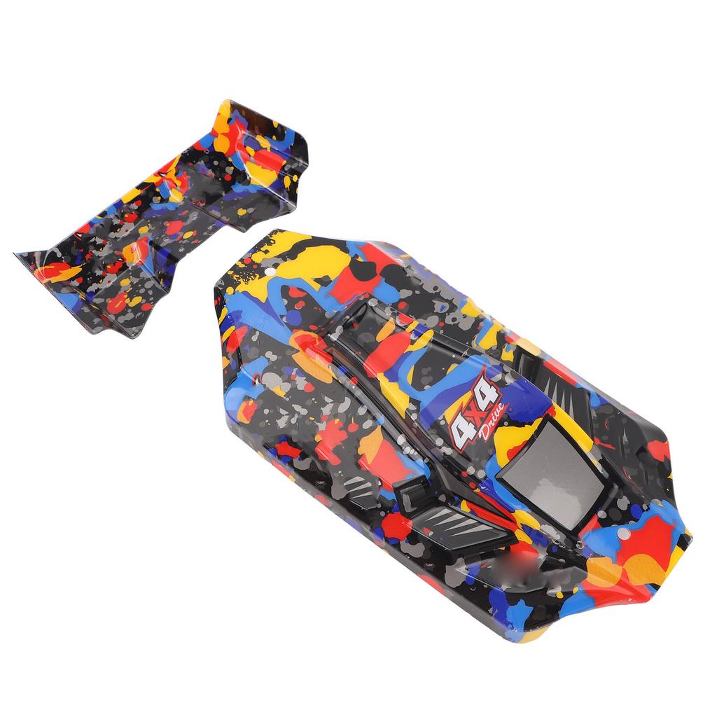 Replacement RC Car Shell Cover RC Spare Parts Body Shell Tail Wing Compatible for WLtoys 124007 RC C