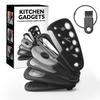 Multi-functional Kitchen Gadgets Set: Peelers, Herb Grinders, Garlic Mincers, Can Openers, Cheese Graters, Pizza Cutters, and Spice Sets