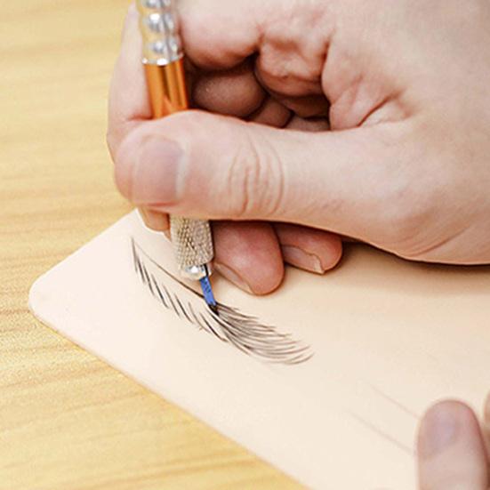 Тренировочный коврик для татуировок, мягкая практика, цвет кожи, практичная 3D-силиконовая полупостоянная подделка для начинающих