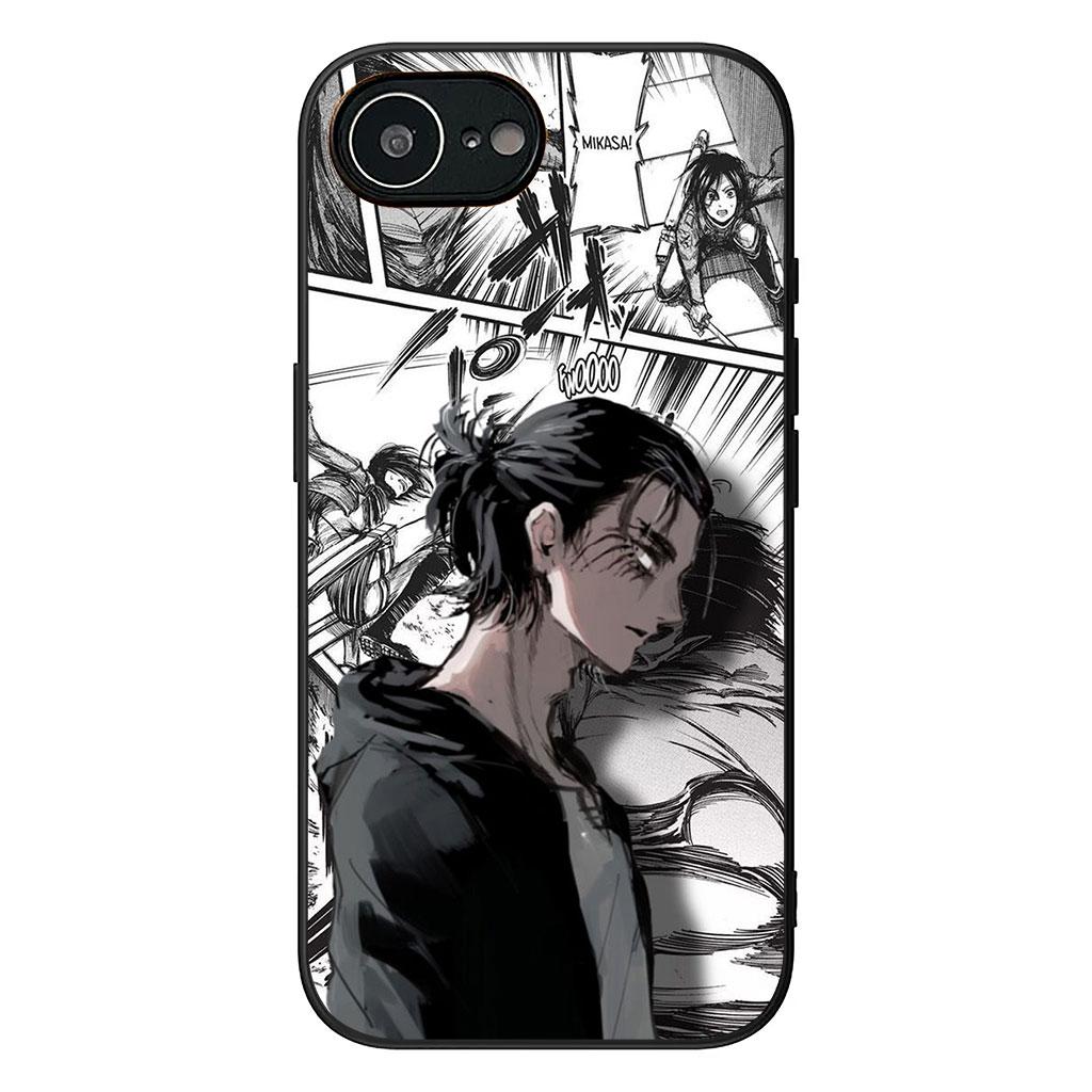 Attack Jaeger on titan Eren Anime Levi Case for Motorola Moto G04 G13 G14 G22 G23 G32 G34 G35 G64 G82 G84 G53 G72 E14 E15 E13