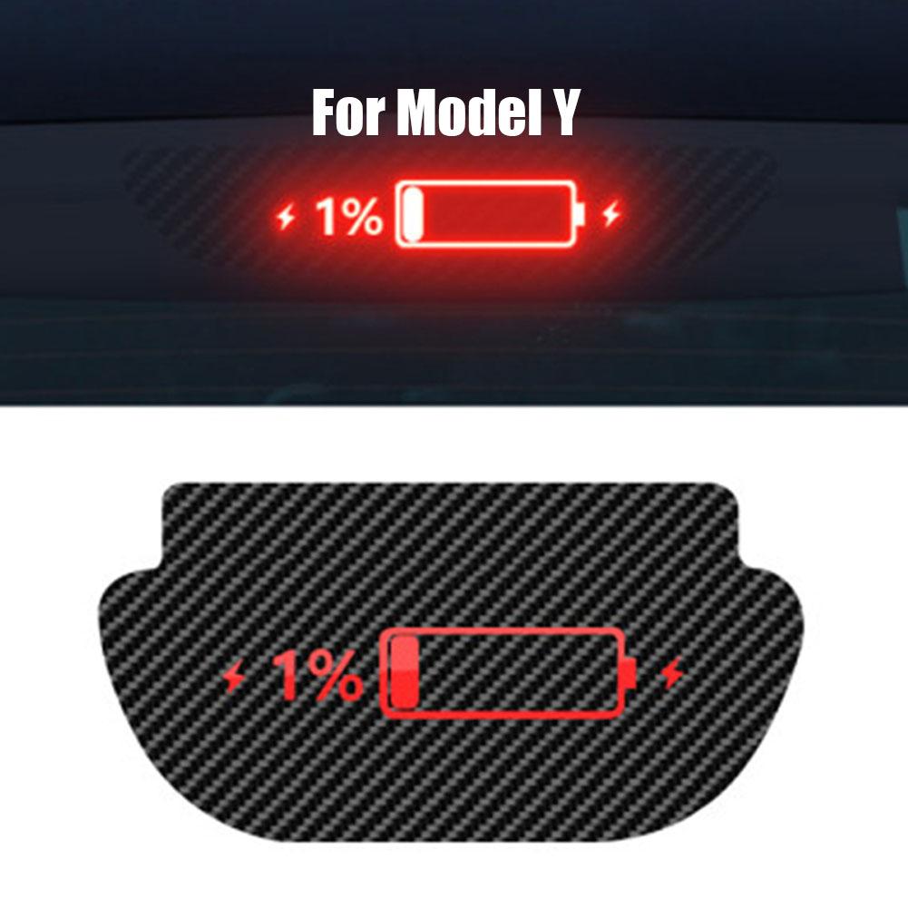 Принимаем индивидуальные наклейки на задние фонари Tesla Model 3 Y Car High Mounted Brake Board с акриловой проекционной доской
