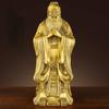 Pure Copper Chinese People Confucius Statue Ornaments Study Ornaments Furniture Decor Ornaments