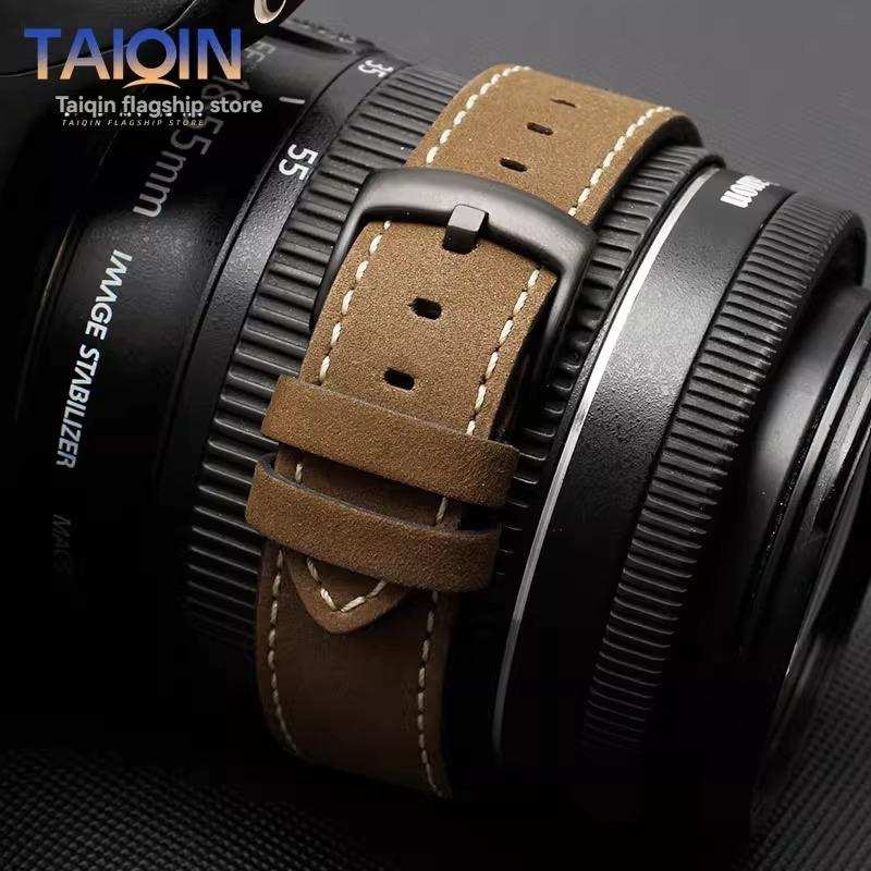 Для серии Timex T49905 T49963 T49953 TW4B01900 Оригинальный кожаный ремешок Мужской матовый браслет из коровьей кожи 20 мм 22 мм Черный Коричневый
