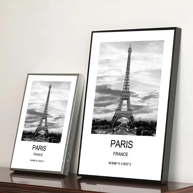 1pc City Poster New York London Paris Poster Paper Print Home Bedroom Entrance Bar Cafe Art Painting Decoration