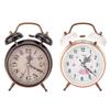 4in Retro Alarm Clock Desktop Clock With Night Light Double Twin Bell for Home Use Alarm Clock Desktop Clock Double Bell Clock