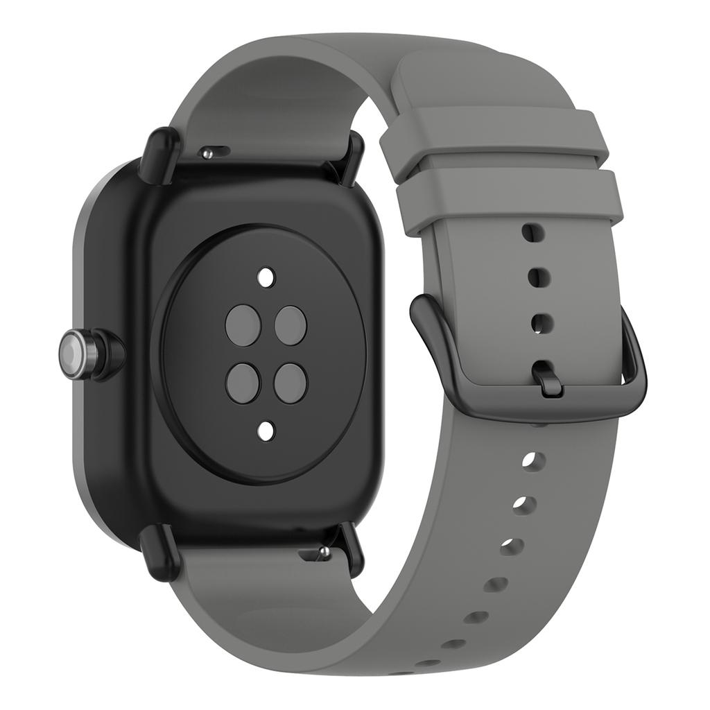 22mm Silicone Watch Strap Soft Wristband with Buckle for Samsung Galaxy Watch3 45mm/Active/Huawei Watch 3