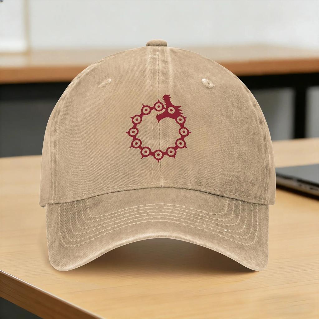 Washed Baseball Cap Anime Escanor Stronger Unisex Summer Trucker Hat For Unisex Unisex  Fashion Running Hippie Sun Baseball Caps