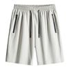 Plus Size Ice Silk Sports Shorts for Men's Summer Thin Quick Drying Pants, Light Business Casual Pant for Men