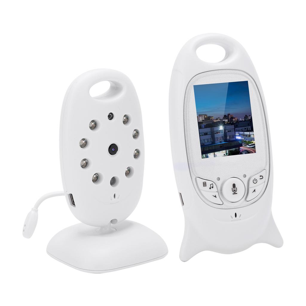 2.4in Baby Monitor Wireless Digital for Infants 2?Way Talk Infrared Night View 100?240VUK Plug