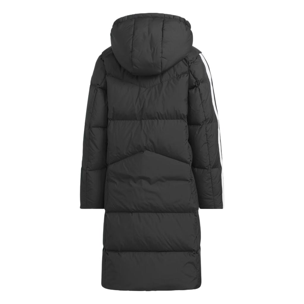 adidas Пуховая куртка Sportswear Light Sports Series с капюшоном, длинной застежкой-молнией, детская куртка из утиного пуха KB5095