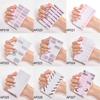 Women Girls Press On Nail Manicure Nail Polish Strips Nail Art Decal Full Nail Wraps Nail Stickers