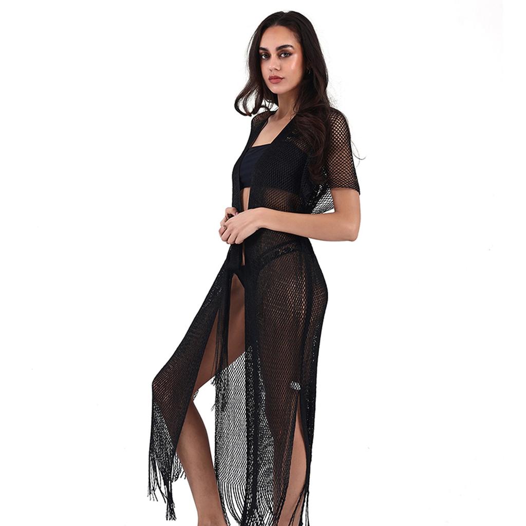 Женское модное пляжное однотонное свободное пляжное платье в стиле пэчворк с открытой спиной