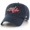 Casquette Réglable - 47 Brand - CLEAN UP - Washington Capitals - 100% Coton - Bleu Navy