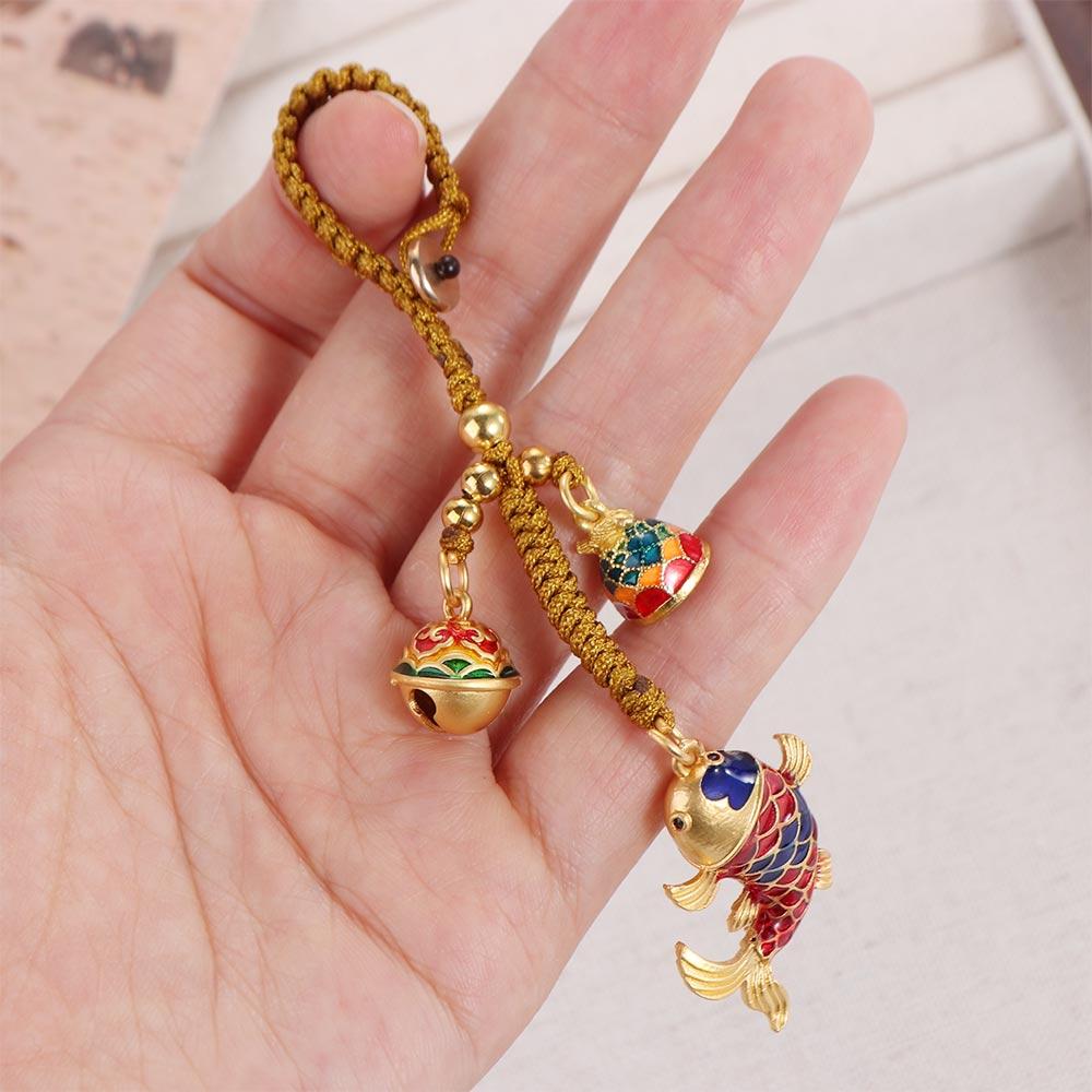 Small Pendant Lucky Fish Keychain Car Key Charms Car Keys Charms Lucky Key Chain Strap Women
