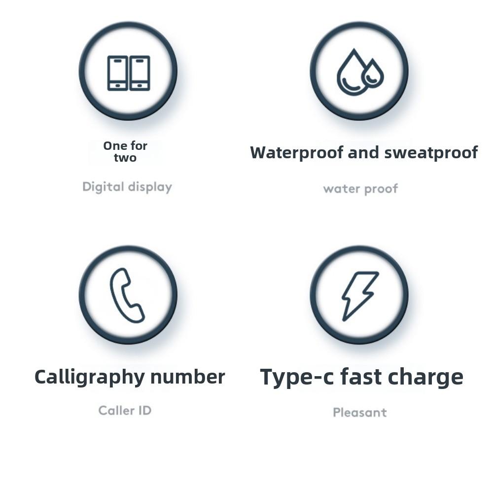 Bluetooth Headphone Extra Long Standby Life New Wireless Single-ear Hanging Ear Large Battery