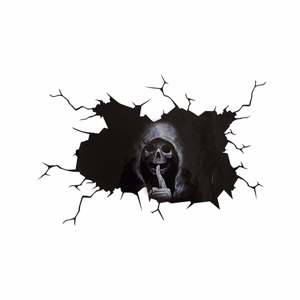 Skull Skeleton Skull Sticker Car Decoration Decal Car Sticker Pull Fuel Tank Decal Car Styling