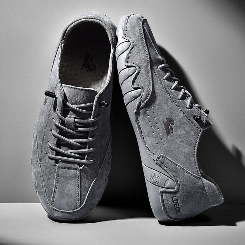 Men Leather Casual Shoes Free Shipping Sneakers Low Top Comfortable Italian Mens Shoes Luxury Designer Loafers Moccasin Shoe Man