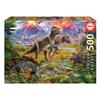 Puzzle Animaux 500 Pièces EDUCA - RENCONTRE ENTRE DINOSAURES