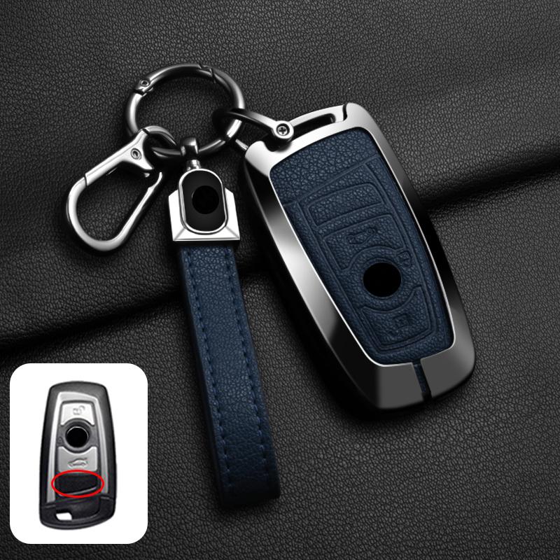 Interior Mouldings Car Zinc Alloy Key Case Cover Holder For BMW F30 F20 F10 F18 F22 F01 X3 X4 F06 F02 M3 M5 Protector Auto Keych