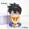 В наличии One Piece Ника Луффи Ророноа Зоро Нами Санджи Мини-фигурка Аниме Каваи Сидячие Игрушки Настольные Автомобильные Украшения Модель Подарки