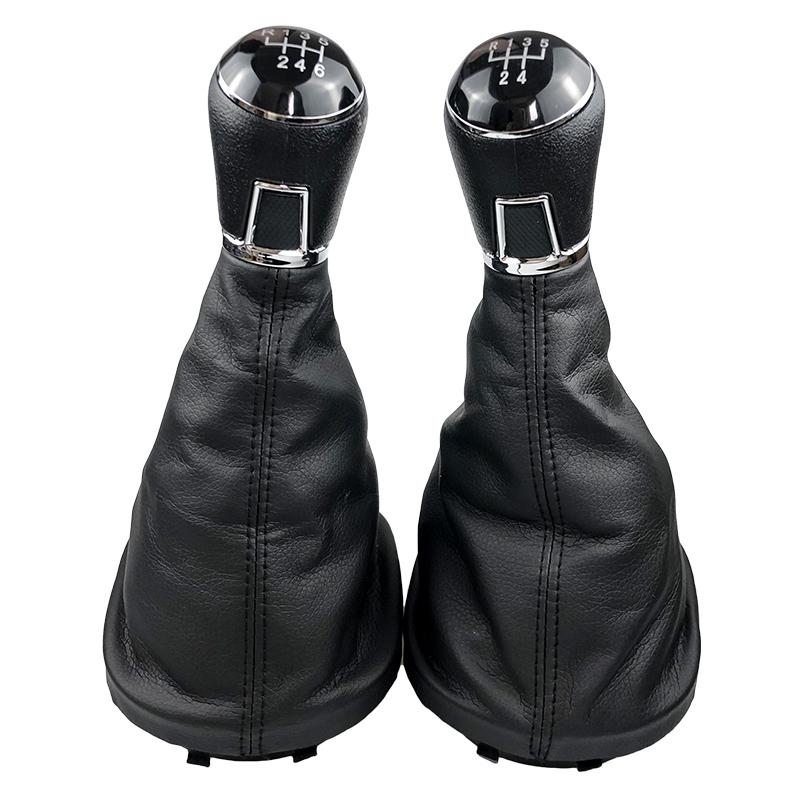 Ручка переключения передач Рычаг переключения передач Чехол-гетра PU Внутренние автомобильные аксессуары Для VW Volkswagen Caddy 2 MK2 Touran 2004-2015