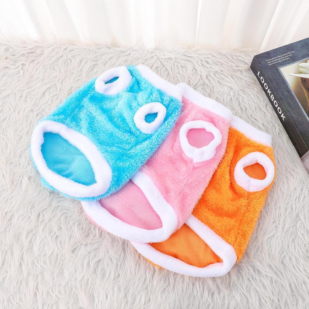 Осенне-зимний жилет из арктического бархата для домашних животных для собак и кошек