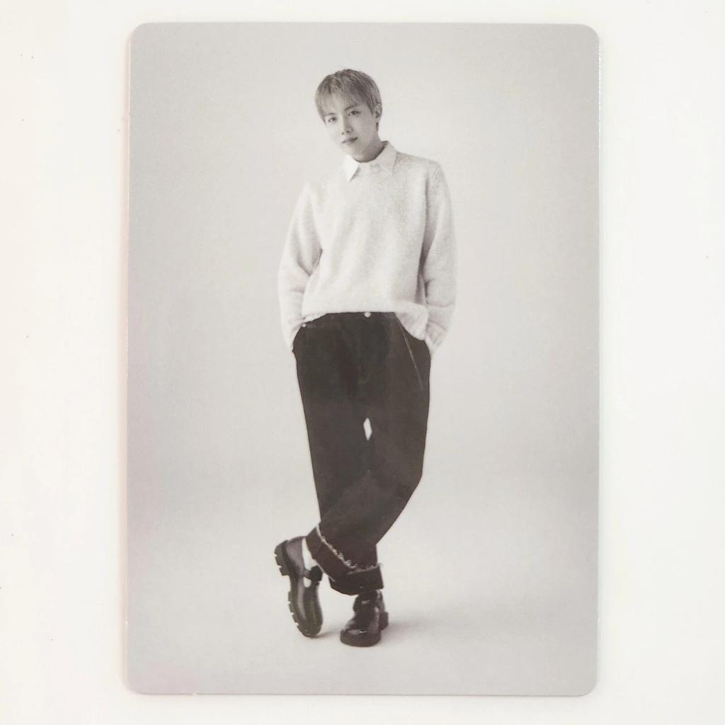 BTS 2024 Поп-ап MONOCHROME ОФИЦИАЛЬНАЯ МИНИ-ФОТОКАРТОЧКА