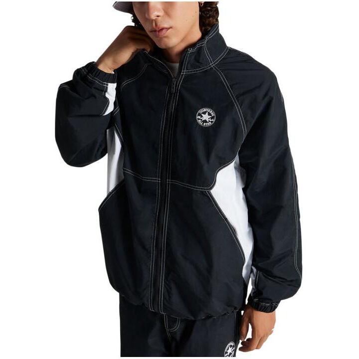 Converse Starsprinter Jacket Asia Sizing 'Black White' Men's 10026007-A02