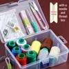 Высококачественный портативный набор иголок и ниток для починки дома и в общежитии