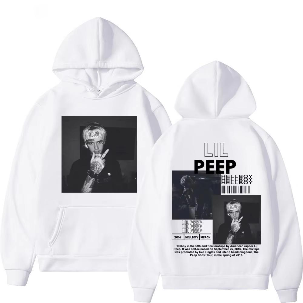 Худи с рисунком хип-хоп рэпера Lil Peep, высококачественный модный пуловер, мужская и женская уличная мода, ретро толстовка с капюшоном