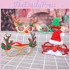 Festive Christmas Glasses Frames With Colorful Antlers And Stylish Designs For Holiday Parties