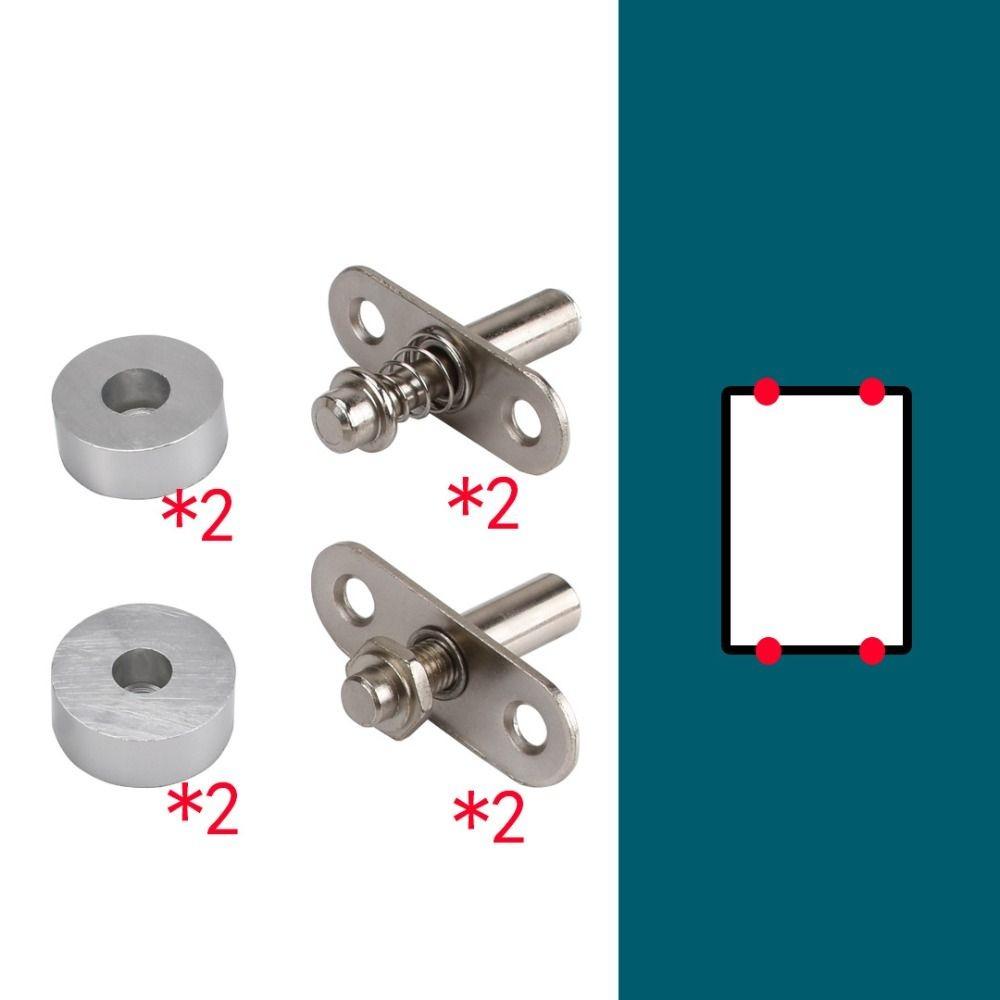 Прочные поворотные крепежные элементы Антикоррозийные Регулируемые Петли для дверей-вертушек Бесшумные Коррозионностойкие 360° Универсальные шарниры