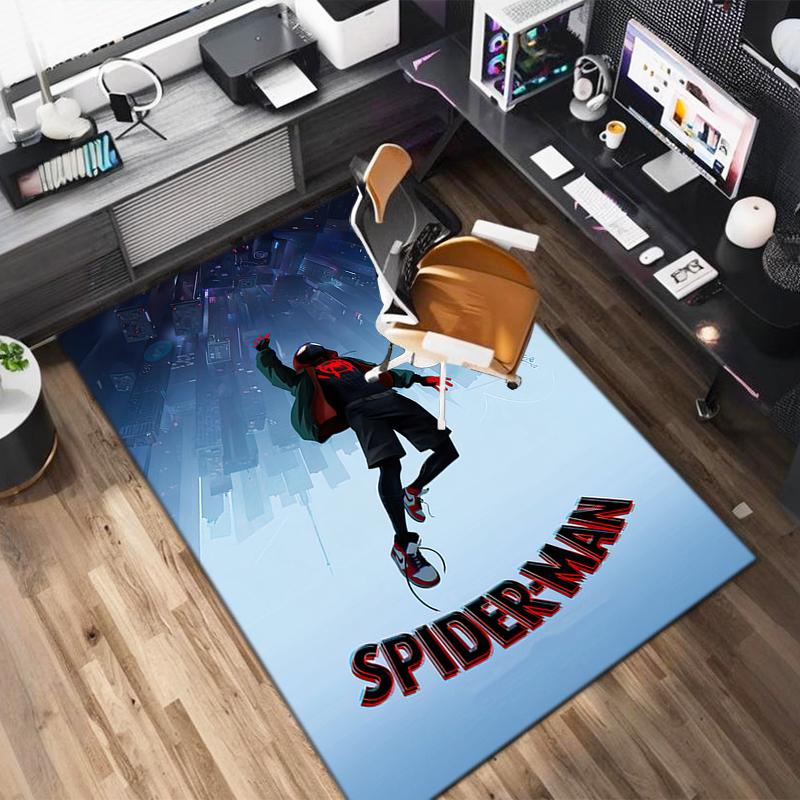 1PC Spider-Man Rug - home decoration Carpet For Living Room Bedroom Flooring Computer Chair Area Rug