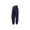 Solid Color Outdoor Fleece Lined Warm Tapered Knit Sports Pants Women Bottoms Dark-Blue 625304-16