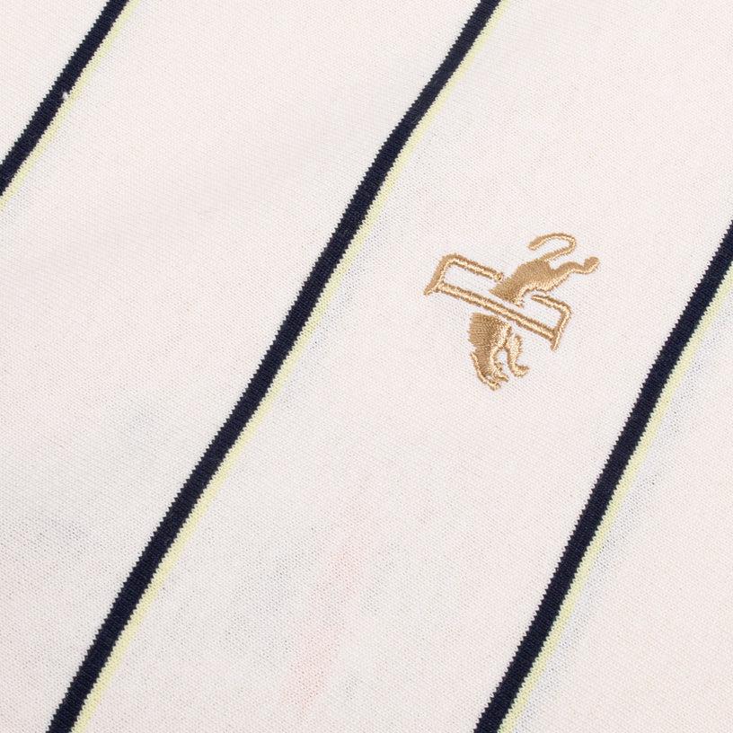 Men's T-Shirt PUMA DASSLER LEGACY Stripes Tee T Shirt Unisex White